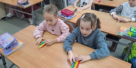Ciekawe zajęcia matematyczne w klasie 1c