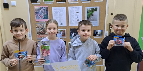 Nagrody w szkolnym konkursie fotograficznym pt. „Moje wspaniałe zwierzątko” 