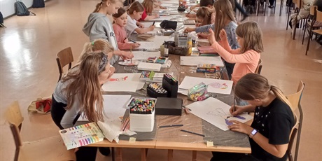 Warsztaty plastyczne 2024  „Wyobraźnią malowane – Postać z ulubionej książki”